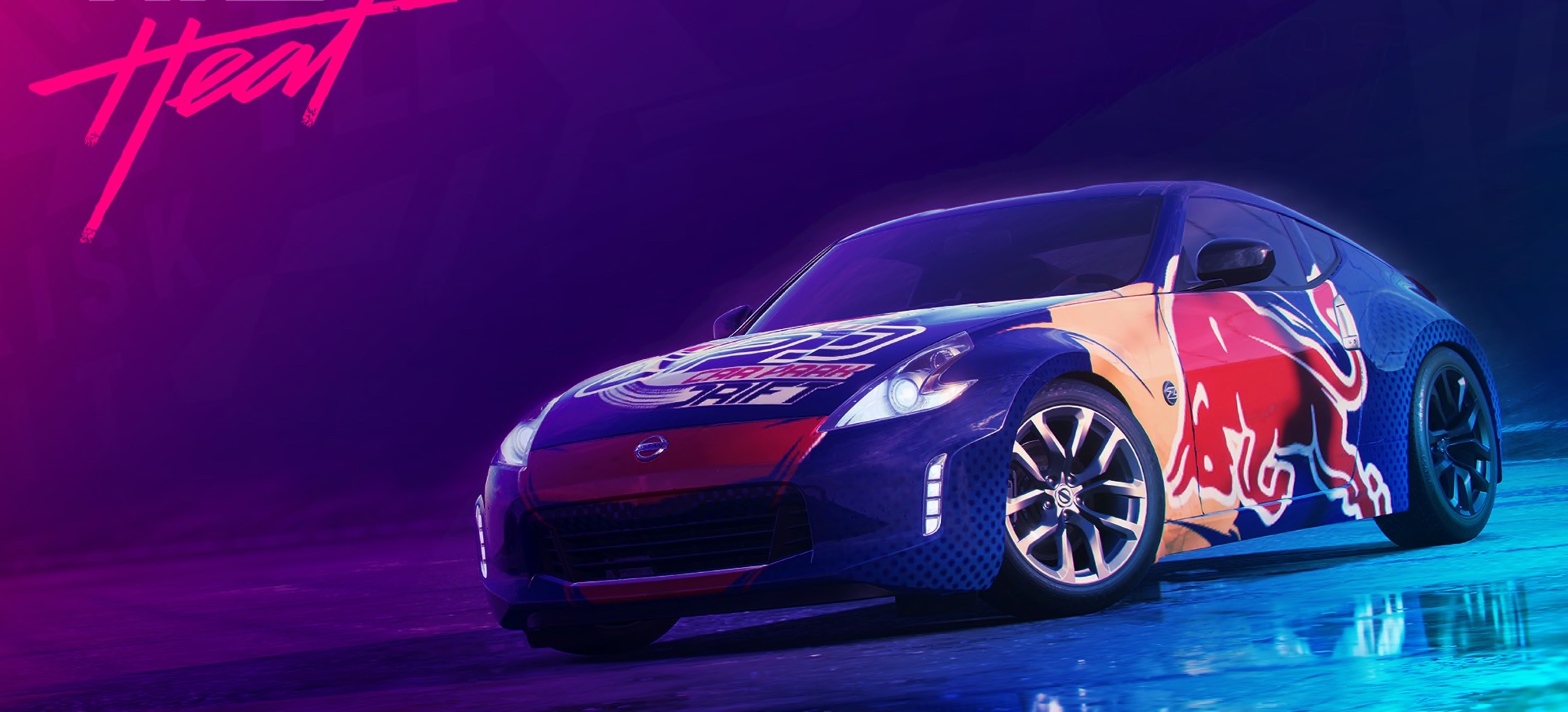 Drift in Need For Speed: Heat with Red Bull Car Park Drift Nissan 370Z