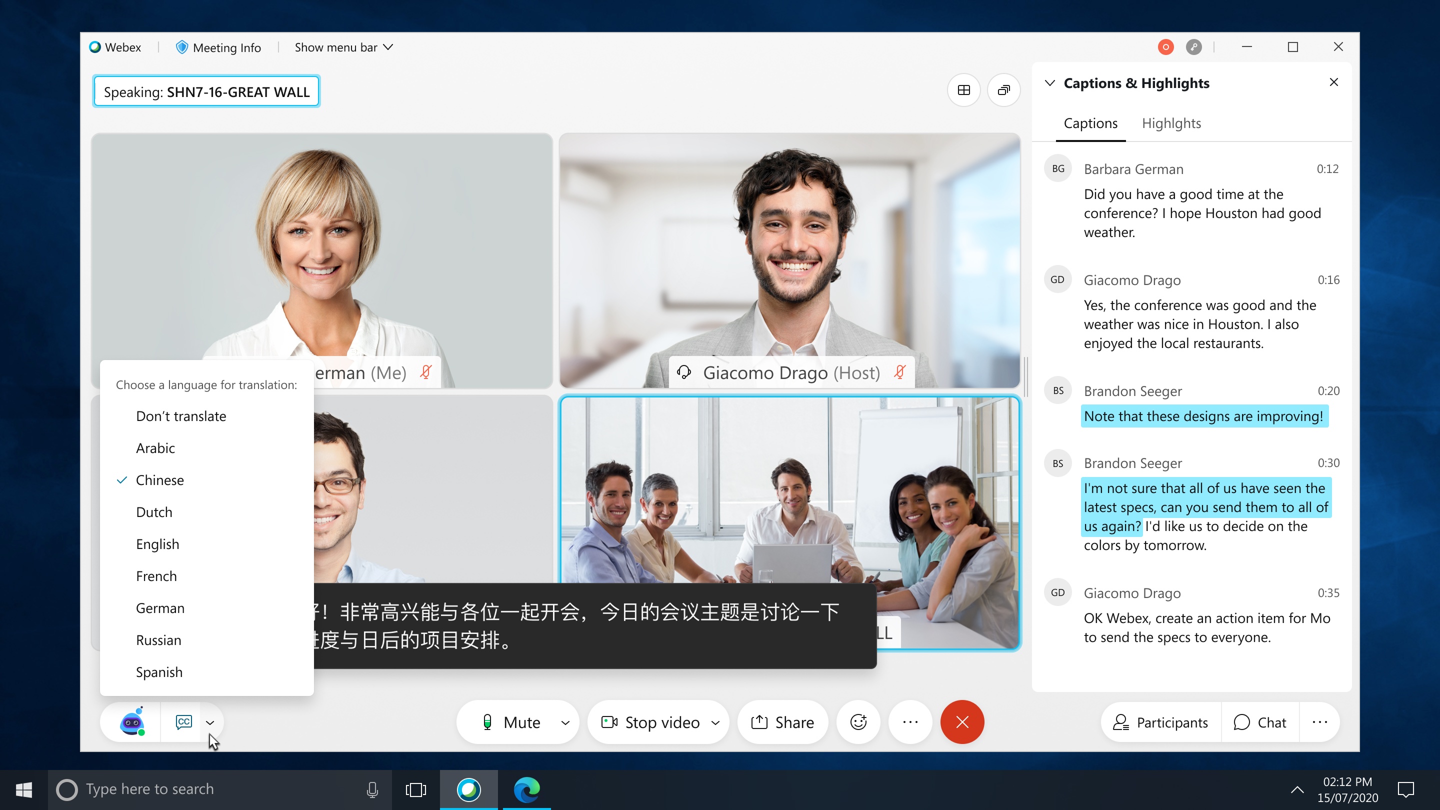Cisco WebEx adds Real-Time Translation support for Arabic and Hindi