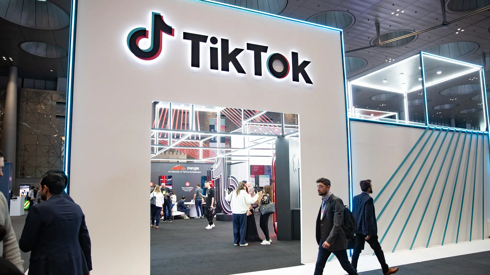 TikTok booth at Web Summit Qatar 2024