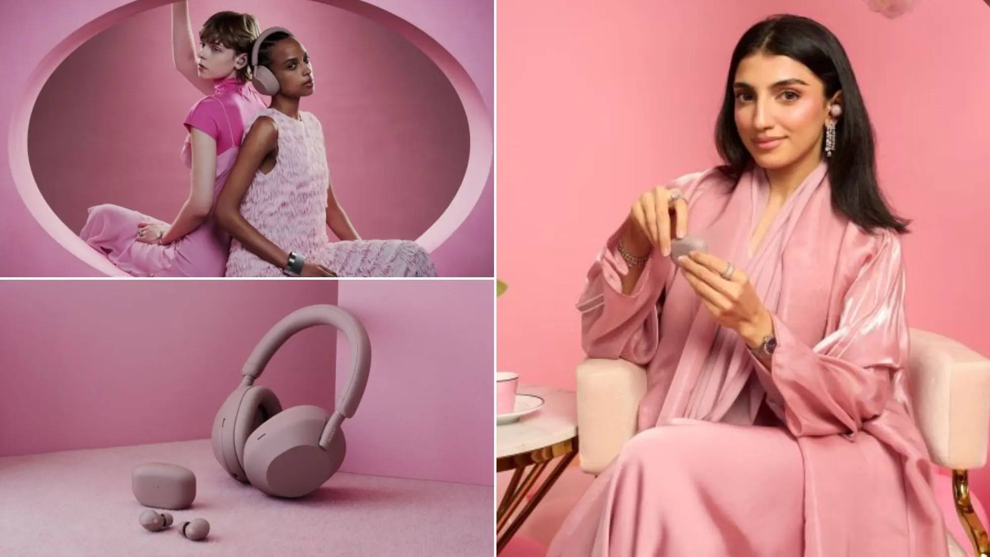 Smoky Pink for the Sony 1000X Series debuts in Middle East